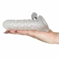 Best Sale 🥰 Bondara Clear Textured Vibrating Cock Sleeve With Ball Strap 🔥 -Cheap Male Sex Toys Store unnamed file 1063