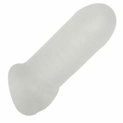 Flash Sale π Bondara Ribbed Subtle Cock Extension Sleeve With Ball Strap β