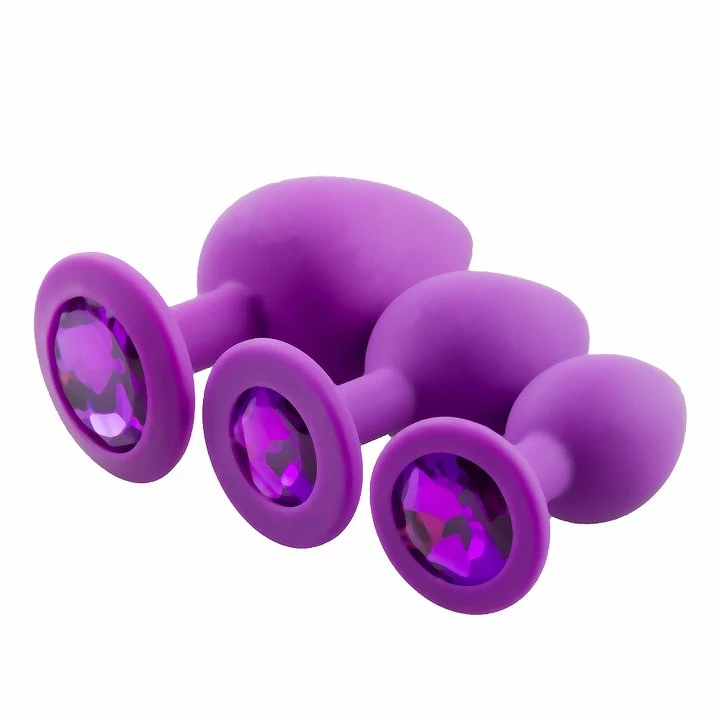 Promo 𧨠Bondara&Sex Bejewelled Purple Silicone Butt Plug ? 2.5, 3 Or 3.5 Inch π 5 Promo 𧨠Bondara&Sex Bejewelled Purple Silicone Butt Plug ? 2.5, 3 Or 3.5 Inch π - Image 3