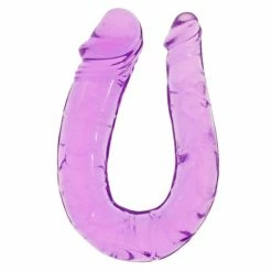 Deals 😍 Bondara Crystal Clear Purple Double Ended Dildo - 11.5 Inch 😉