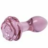 Cheapest 👍 Glacier Glass Pink Rose Butt Plug - 5 Inch 💯 -Cheap Male Sex Toys Store unnamed file 336