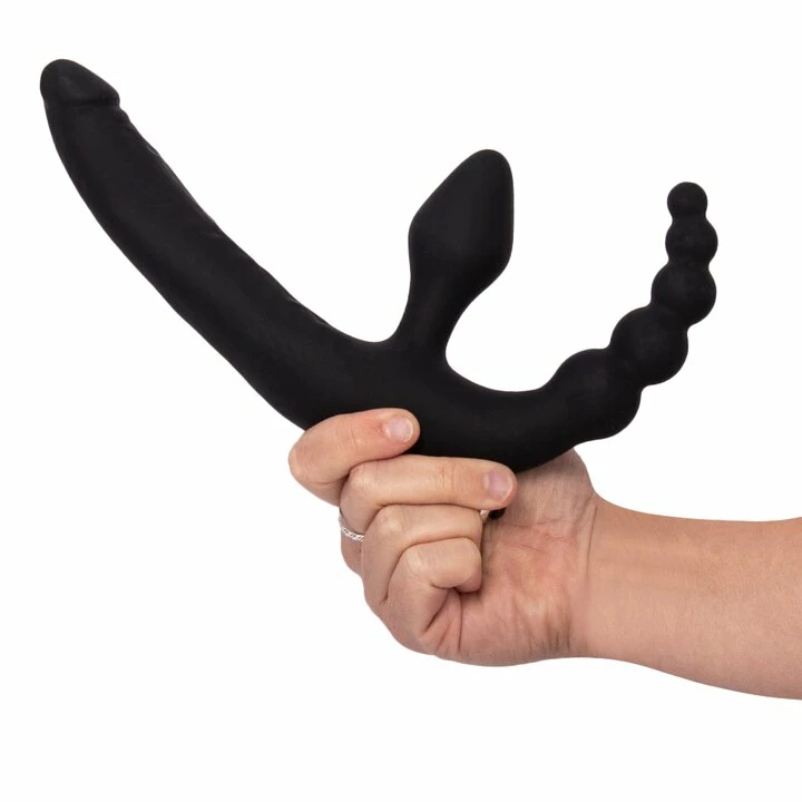 Flash Sale π Bondara Black Triple Vibrating Strapless Strap-On - 7 Inch π 7 Flash Sale π Bondara Black Triple Vibrating Strapless Strap-On - 7 Inch π - Image 5