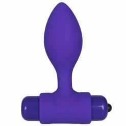 Promo ⌛ Bondara Purple 10 Function Vibrating Bullet Butt Plug - 3.5 Inch 🎉