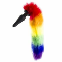 Flash Sale π Kinky Tails Silicone Rainbow Tail Butt Plug ? 4.5 Inch π