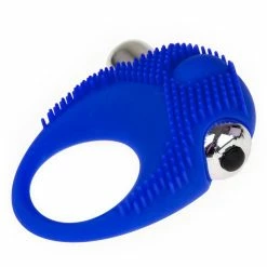 Deals 𧨠Bondara Ace Blue Silicone 10 Function Vibrating Cock Ring π