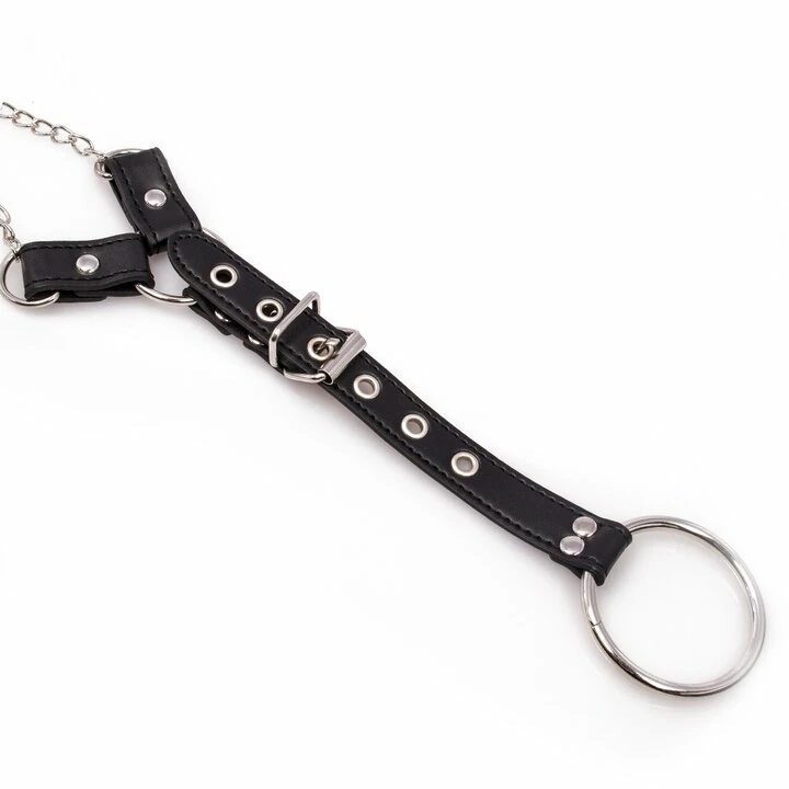 Best deal π Bondara Dominator Faux Leather Chain Nipple Clamps & Cock Ring β 2 Best deal π Bondara Dominator Faux Leather Chain Nipple Clamps & Cock Ring β - Image 2