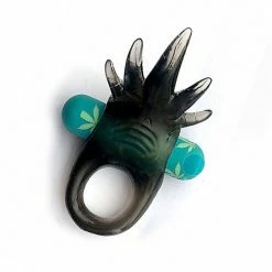 Promo π Bondara&Sex Ziggy 10 Function Rechargeable Weed Leaf Vibrating Cock Ring π