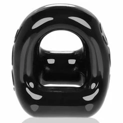 New 🔔 Oxballs 360 Black Cock Ring & Ball Stretcher ? 26mm 😀