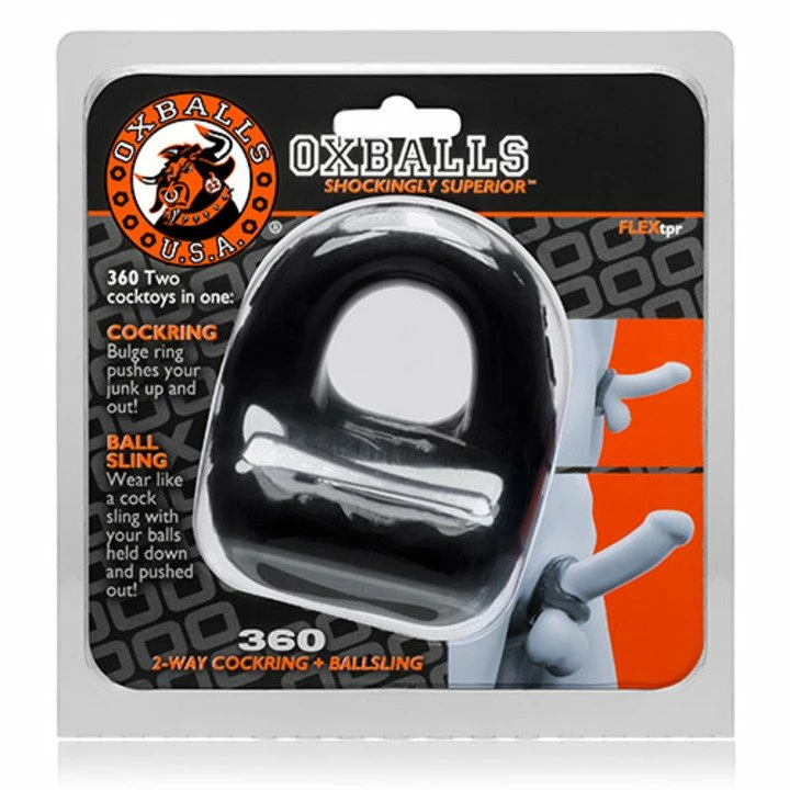 New π Oxballs 360 Black Cock Ring & Ball Stretcher ? 26mm π 6 New π Oxballs 360 Black Cock Ring & Ball Stretcher ? 26mm π - Image 4