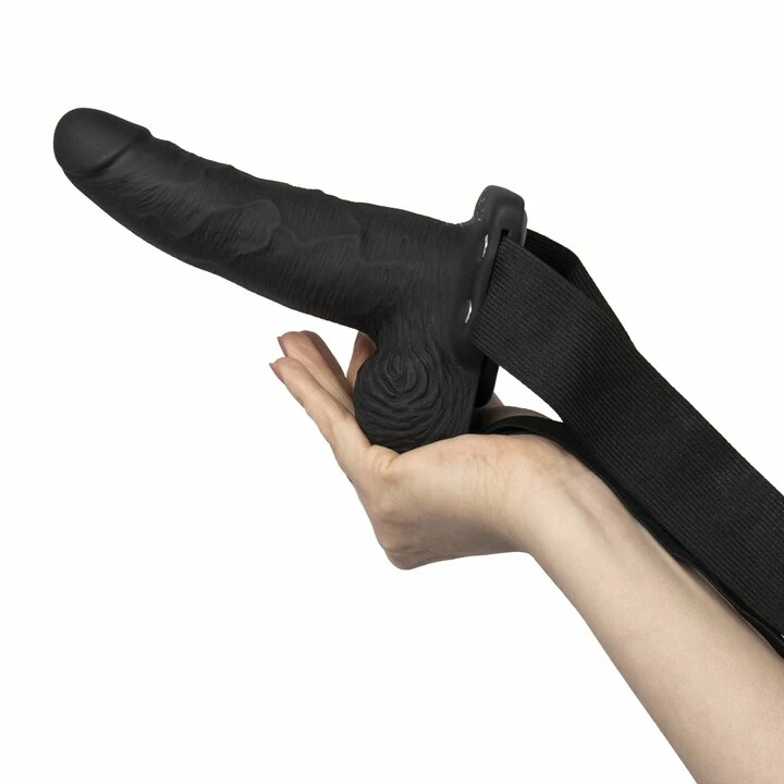 Outlet π₯ Bondara Black 7 Function Hollow Vibrating Strap-On ? 6 Inch π₯° 5 Outlet π₯ Bondara Black 7 Function Hollow Vibrating Strap-On ? 6 Inch π₯° - Image 4