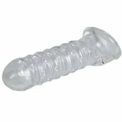 Cheapest 👍 Bondara Clear Textured Cock Sleeve With Ball Strap 🥰 -Cheap Male Sex Toys Store unnamed file 812