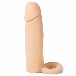 Best Pirce π Bondara Realistic Cock Extension Sleeve With Ball Ring β