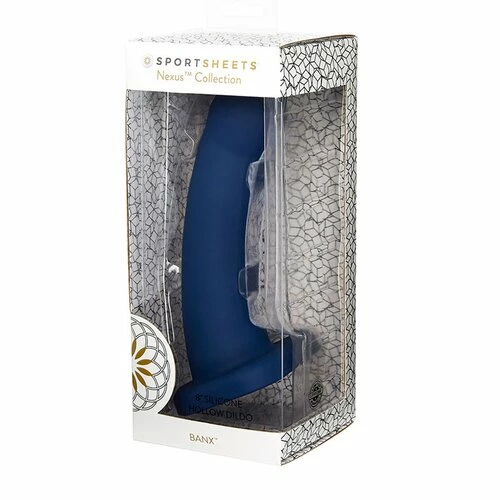 Buy π Bondara&Sex Nexus Banx Navy Silicone Hollow Dildo - 8 Inch π 9 Buy π Bondara&Sex Nexus Banx Navy Silicone Hollow Dildo - 8 Inch π - Image 7